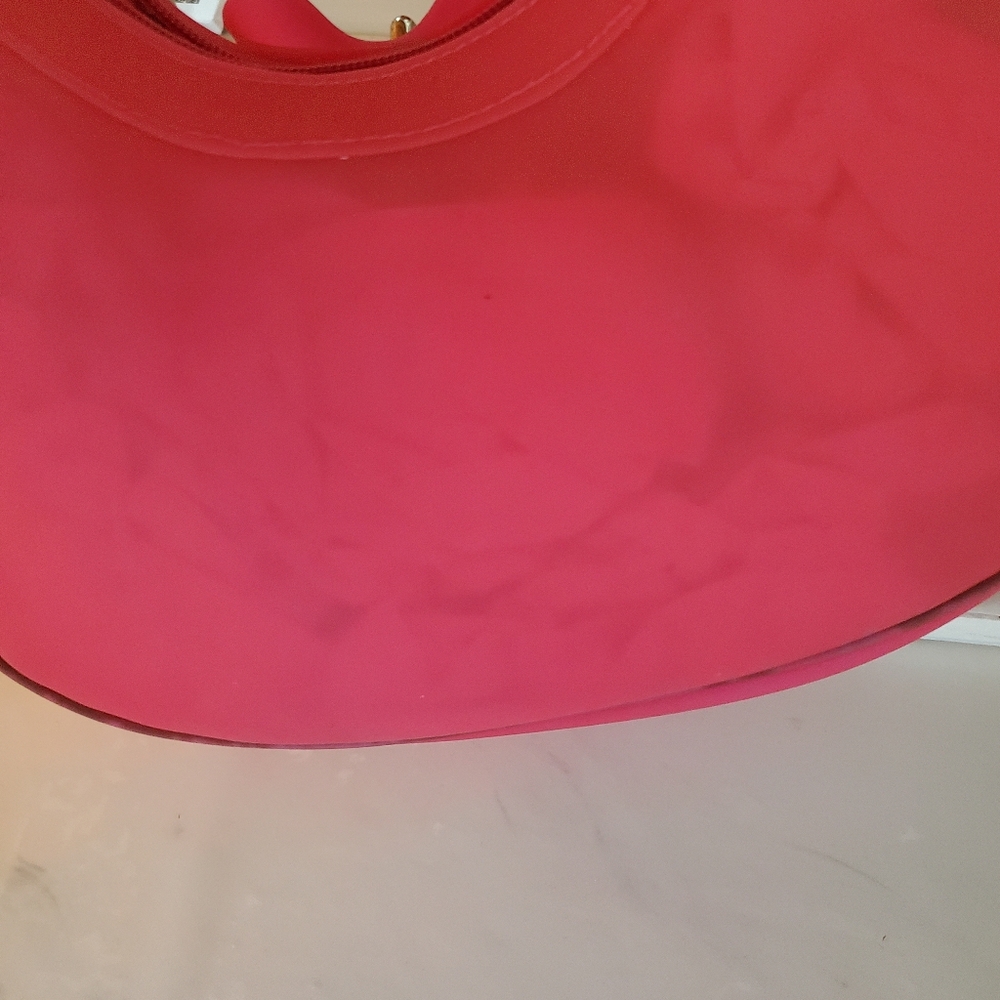 Hot Pink Lucite SHOULDER BAG - Picture 6 of 7